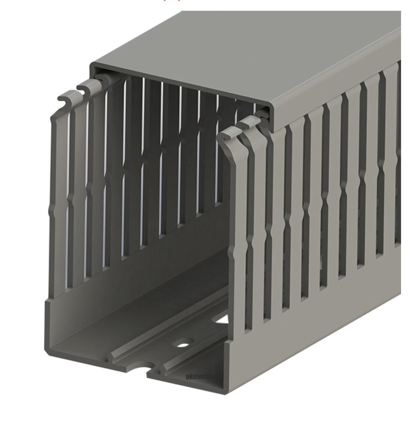 Máng nhựa đi dây tủ điện 15x60mm dài 2m mã 551090 Klemsan