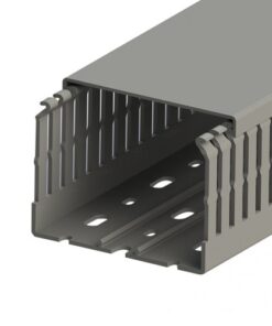 Máng nhựa đi dây tủ điện 80x60mm dài 2m mã 551019 Klemsan