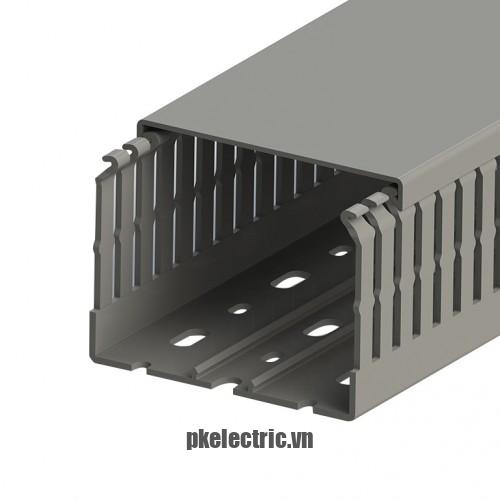 Máng nhựa đi dây tủ điện 80x60mm dài 2m mã 551019 Klemsan