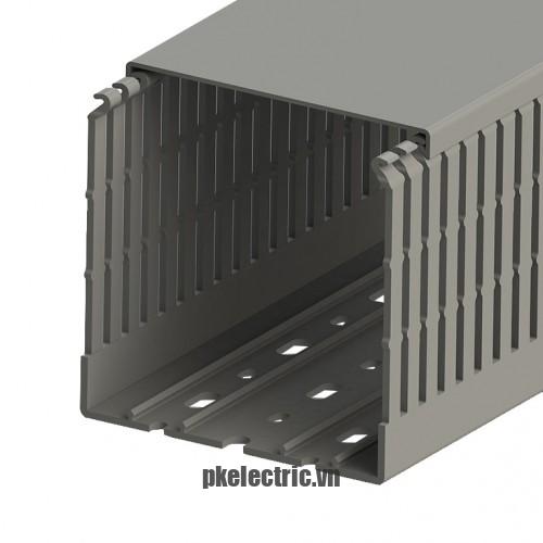 Máng nhựa đi dây tủ điện 100x100mm dài 2m mã 551036 Klemsan