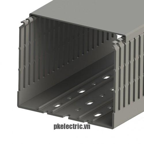 Máng nhựa đi dây tủ điện 120x100mm dài 2m mã 551025 Klemsan