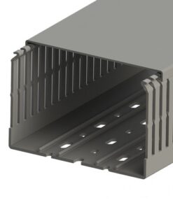 Máng nhựa đi dây tủ điện 120x80mm dài 2m mã 551024 Klemsan