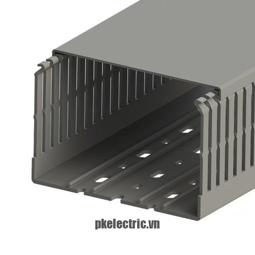 Máng nhựa đi dây tủ điện 120x80mm dài 2m mã 551024 Klemsan