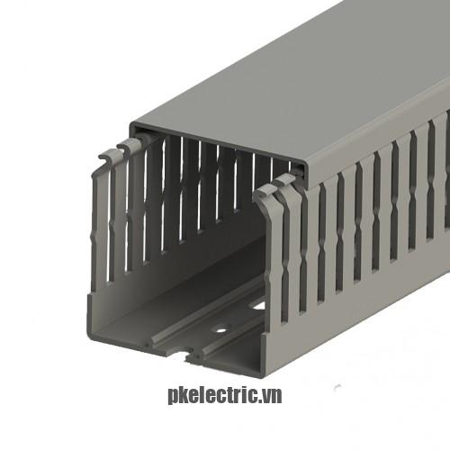 Máng nhựa đi dây tủ điện 60x60mm dài 2m mã 551017 Klemsan