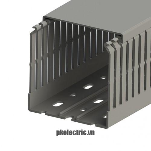 Máng nhựa đi dây tủ điện 80x80mm dài 2m mã 551020 Klemsan